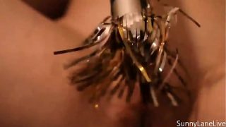Nice Close-Up Shoots Of Bootylicious Sunny Lane Dildo Fucking Herself!